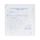 McKesson Nonwoven Sponge 4 X 4 Inch 4-Ply Sterile 10 per Tray (481055_TR) 1/TR