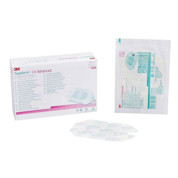 3M™ Tegaderm™ I.V. Dressing Film 4 X 4-3/4 Inch Sterile (764489_BX) 50/BX