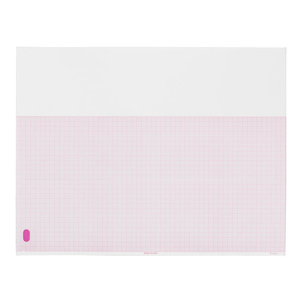 Philips Recording Chart Paper Z-Fold Red Grid (974593_PK) 100/PK
