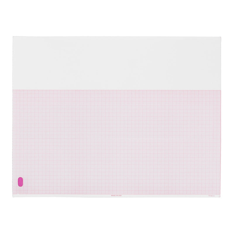 Philips Recording Chart Paper Z-Fold Red Grid (974593_PK) 100/PK