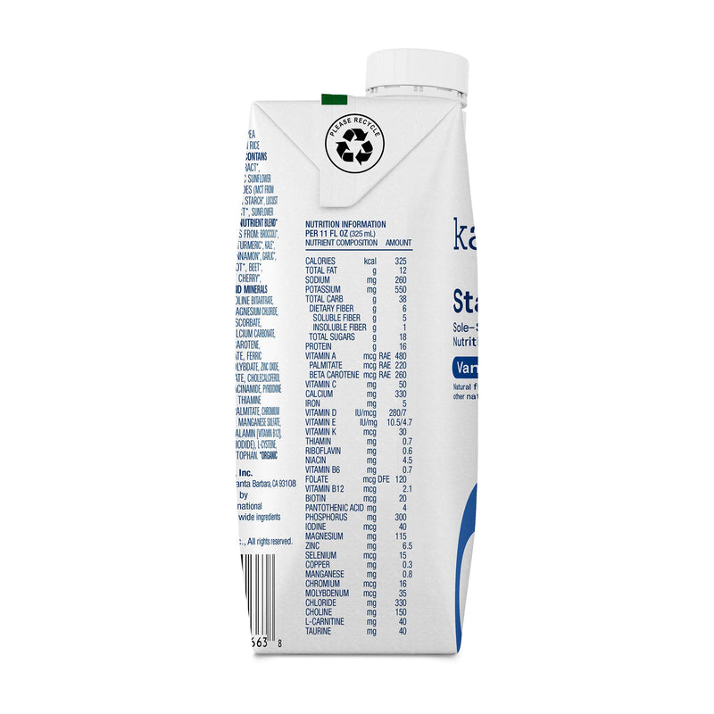 Kate Farms Standard 1.0 Oral Supplement Vanilla Flavor Liquid 11 oz. Carton (1053181_EA) 1/EA