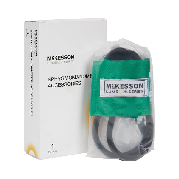 McKesson LUMEON™ Reusable Blood Pressure Cuff and Bulb 13.9 to 19.5 cm Arm Nylon Cuff Child Cuff (803209_CS) 15/CS