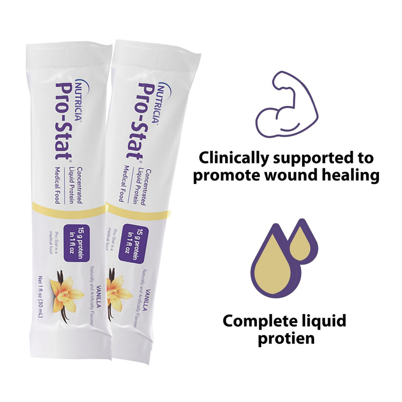 Pro-Stat® Oral Supplement Vanilla Flavor Liquid 1 oz. Individual Packet (625276_EA) 1/EA