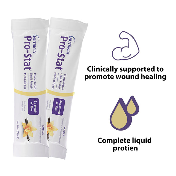 Pro-Stat® Oral Supplement Vanilla Flavor Liquid 1 oz. Individual Packet (625276_CS) 96/CS