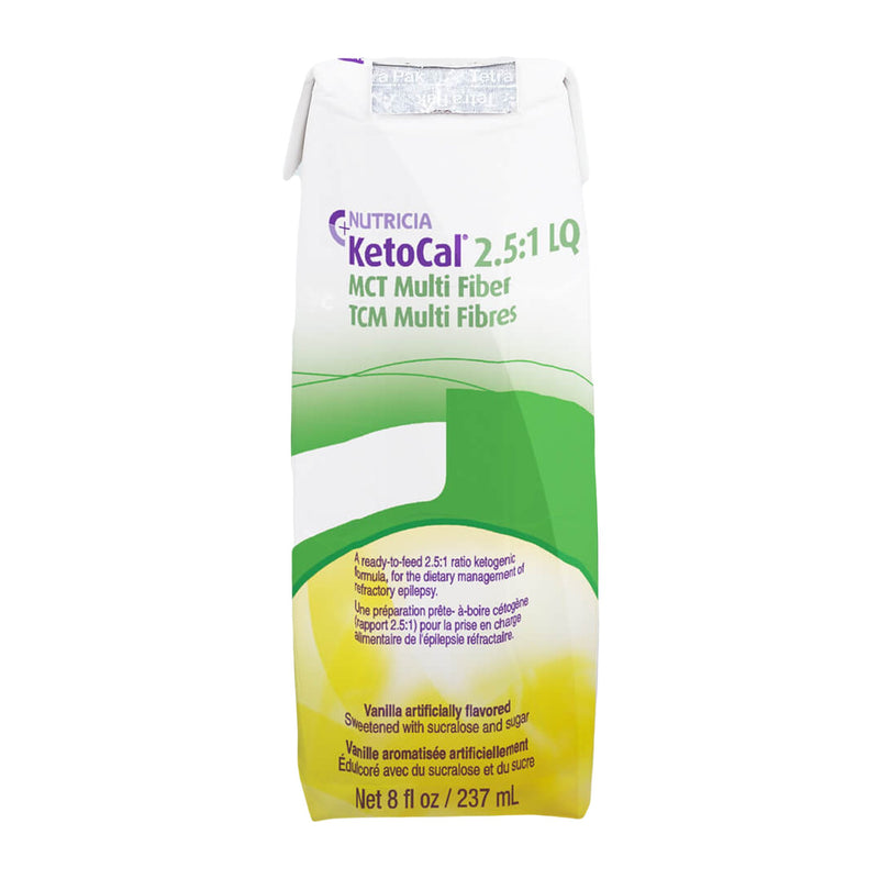 KetoCal® 2.5:1 LQ Oral Supplement Vanilla Flavor Liquid 8 oz. Carton (1132991_EA) 1/EA