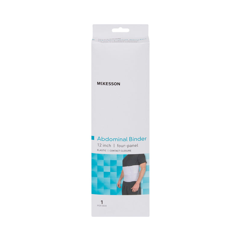 McKesson Abdominal Binder Large / X-Large Hook and Loop Closure 62 to 74 Inch Waist Circumference 12 Inch Height Adult (1159060_EA) 1/EA