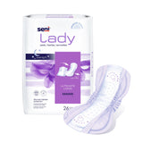 Seni® Lady Ultimate Bladder Control Pad 16-1/2 Inch Length Heavy Absorbency Super Absorbent Core One Size Fits Most (1222539_CS) 208/CS