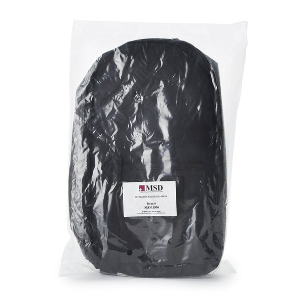 McKesson Feeding Pump Backpack Black, Pump Pocket, Outside View Window, Solution Wrap, Support Straps, 2 X 8 X 13 Inch (1138435_EA) 1/EA