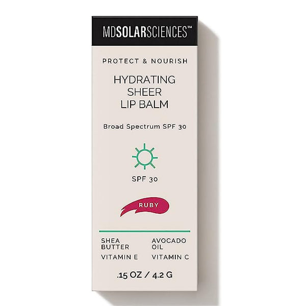 MDSolarsciences™ Hydrating Sheer SPF 30 Tinted Lip Balm with Sunscreen 0.15 oz. Tube (1230949_EA) 1/EA