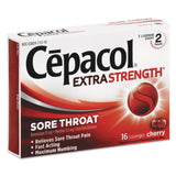 Cepacol® Extra Strength Sore Throat Lozenge, Cherry, 16/Box, 24 Boxes/Carton (RAC71016CT)