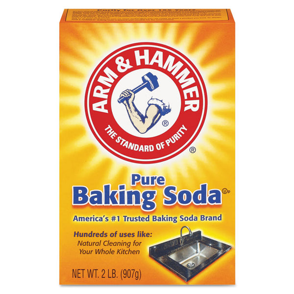 Arm & Hammer™ Baking Soda, 2 lb Box, 12/Carton (CDC3320001140)