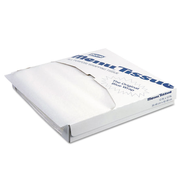 Dixie® Menu Tissue Untreated Paper Sheets, 12 x 12, White, 1,000/Pack, 10 Packs/Carton (DXE862491)