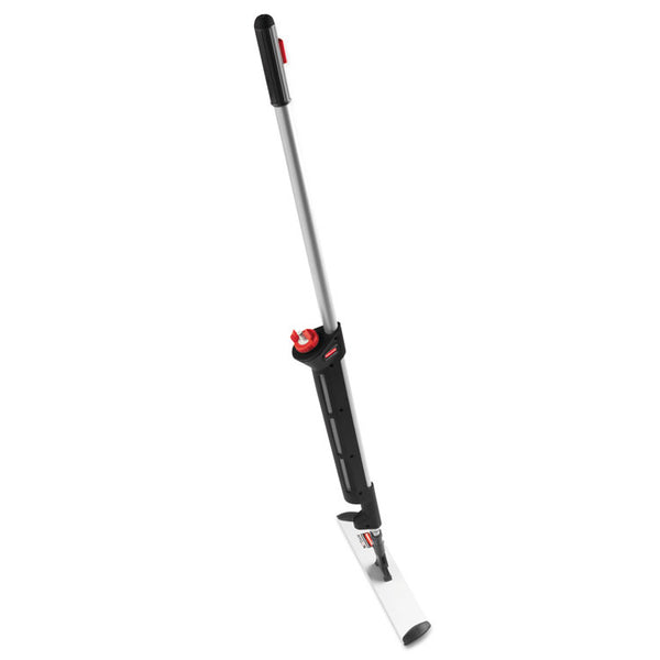 Rubbermaid® Commercial HYGEN™ Pulse Microfiber Spray Mop System, 17" Wide Microfiber Head, 52" Black Plastic Handle (RCP1863884)