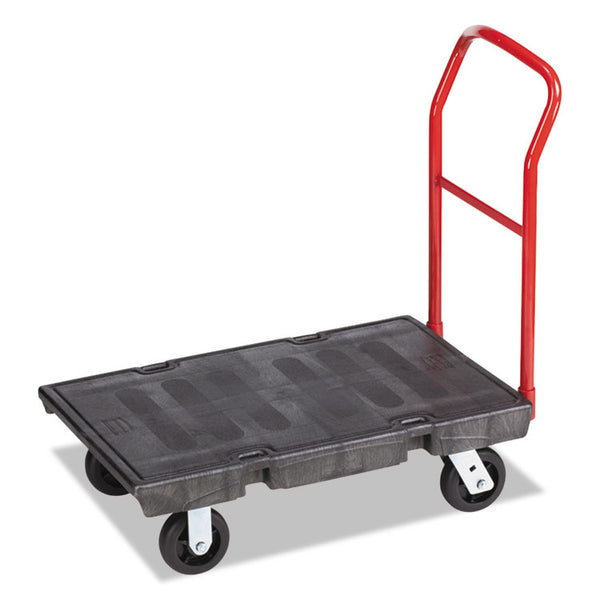 Rubbermaid® Commercial Heavy-Duty Platform Truck Cart, 1,000 lb Capacity, 24 x 36 Platform, Black (RCP4403BLA)