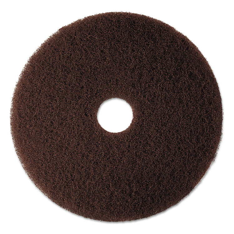 3M™ Low-Speed High Productivity Floor Pad 7100, 20" Diameter, Brown, 5/Carton (MMM08448) Case of 5