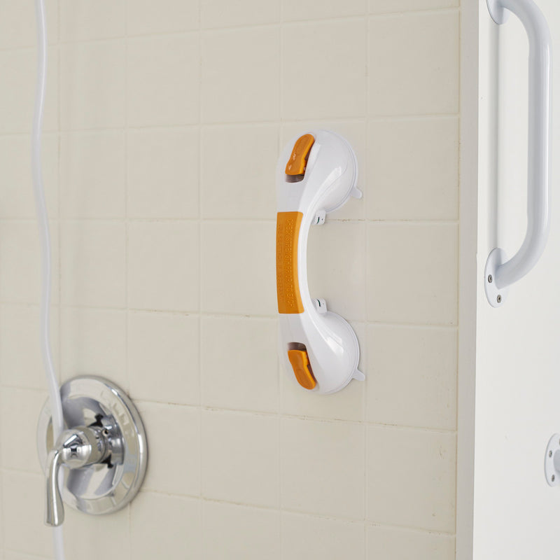 McKesson Suction-Cup Grab Bar White / Yellow Plastic (1103365_CS) 3/CS