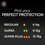 U by Kotex® Click® Tampon Regular Absorbency Plastic Applicator Individually Wrapped (1184198_PK) 16/PK