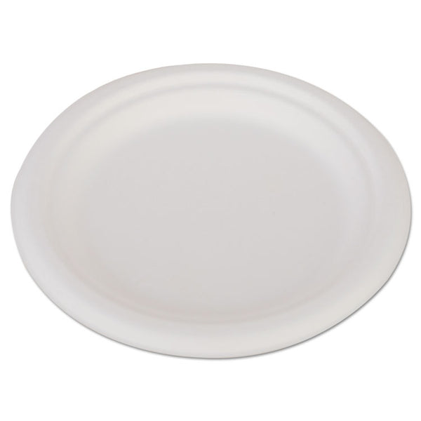SCT® ChampWare Heavyweight Bagasse Dinnerware, Plate, 6", White, 1,000/Carton (SCH18110)