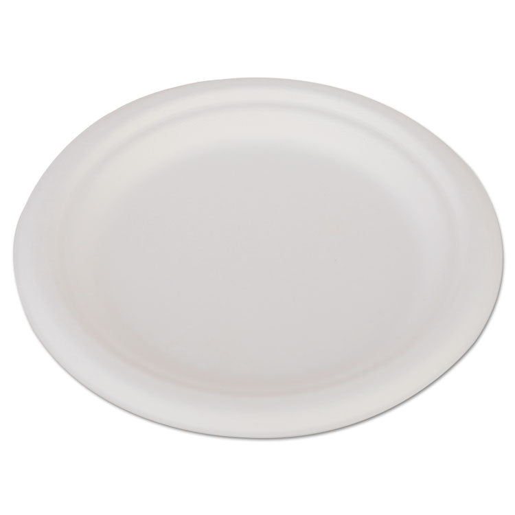SCT® ChampWare Heavyweight Bagasse Dinnerware, Plate, 6", White, 1,000/Carton (SCH18110)