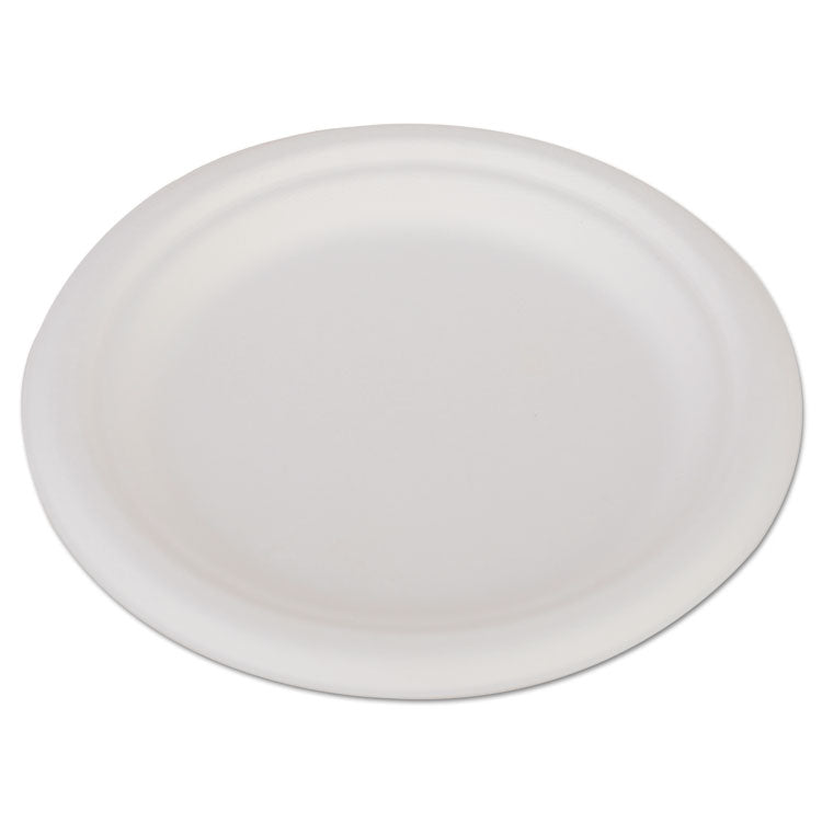 SCT® ChampWare Heavyweight Bagasse Dinnerware, Plate, 6", White, 1,000/Carton (SCH18110) Case of 1000