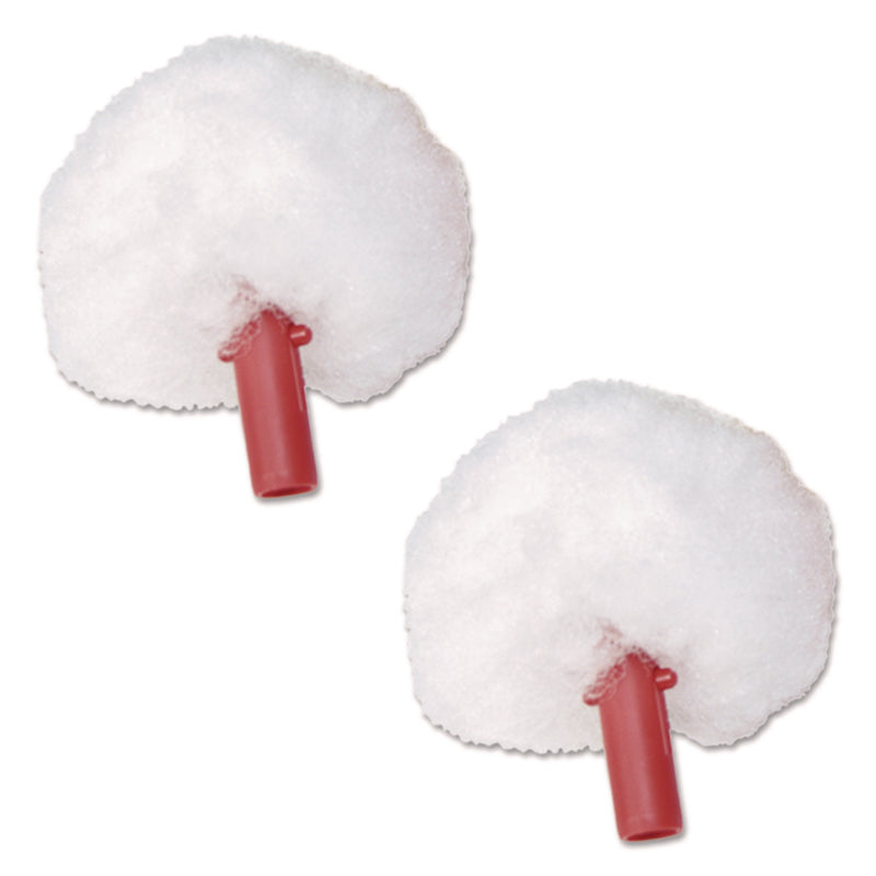 Unger ErgoToilet Bowl Brush Replacement Swab Head, White (UNGBSRHR) Each