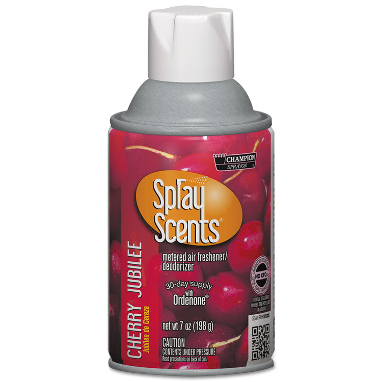 Chase Products Champion Sprayon SPRAYScents Metered Air Freshener Refill, Cherry Jubilee, 7 oz Aerosol Spray, 12/Carton (CHP5181) Case of 12