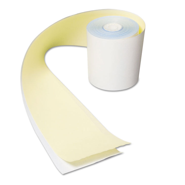 AmerCareRoyal® No Carbon Register Rolls, 3" x 90 ft, White/Yellow, 30/Carton (RPPCR2300) Case of 30