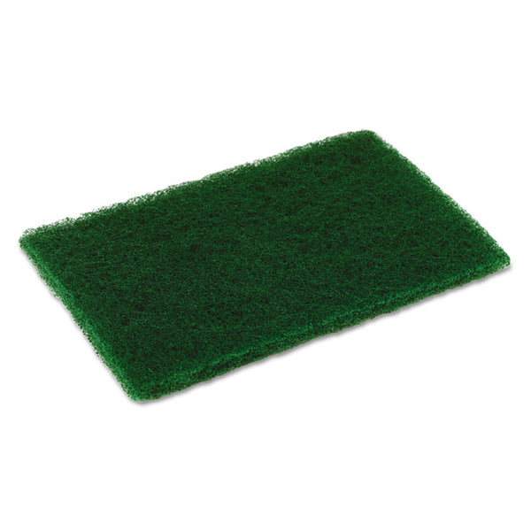 Disco® Medium Duty Scouring Pad, 6 x 9, Green, 10/Pack, 6 Packs/Carton (CMCMD6900)