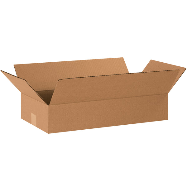 20 x 10 x 4" Flat Corrugated Boxes (20104) Bundle Of 25