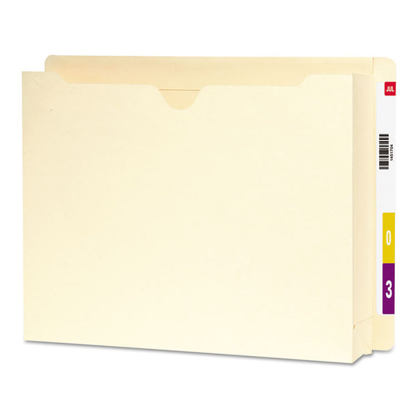 Smead™ Heavyweight End Tab File Jacket with 2" Expansion, Straight Tab, Letter Size, Manila, 25/Box (SMD76910)