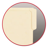 Smead™ Heavyweight Manila End Tab Folders, 9" High Front, 1/3-Cut Tabs: Assorted, Letter, 0.75" Expansion, Manila, 100/Box (SMD24134) Box of 100