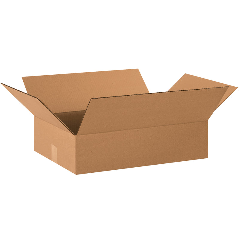 20 x 14 x 4" Flat Corrugated Boxes (20144) Bundle Of 25