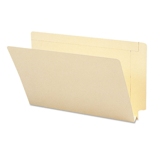 Smead™ Heavyweight Manila End Tab Expansion Folders, Straight Tabs, Legal Size, 1.5" Expansion, Manila, 50/Box (SMD27275)