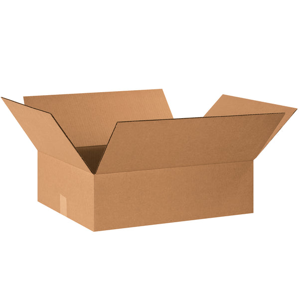 20 x 15 x 6" Flat Corrugated Boxes (20156) Bundle Of 25