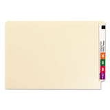 Smead™ Heavyweight Manila End Tab Folders, 9.5" High Front, Straight Tabs, Legal Size, 0.75" Expansion, Manila, 100/Box (SMD27100) Box of 100
