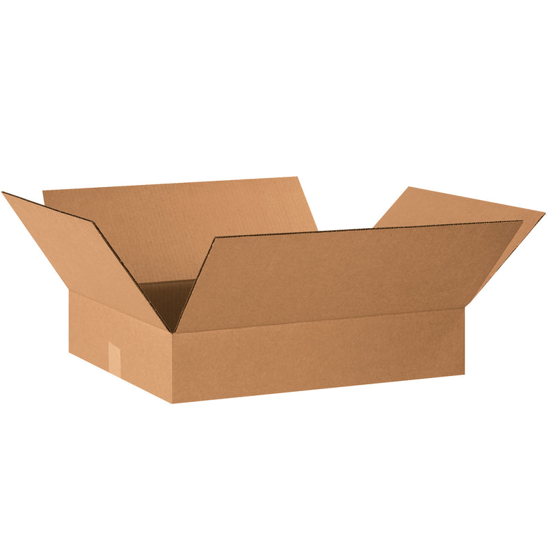 20 x 16 x 4" Flat Corrugated Boxes (20164) Bundle Of 25