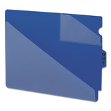 Smead™ End Tab Poly Out Guides, Two-Pocket Style, 1/3-Cut End Tab, Out, 8.5 x 11, Blue, 50/Box (SMD61961)