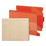 Smead™ Colored Poly Out Guides with Pockets, 1/3-Cut End Tab, Out, 8.5 x 11, Red, 25/Box (SMD61950)