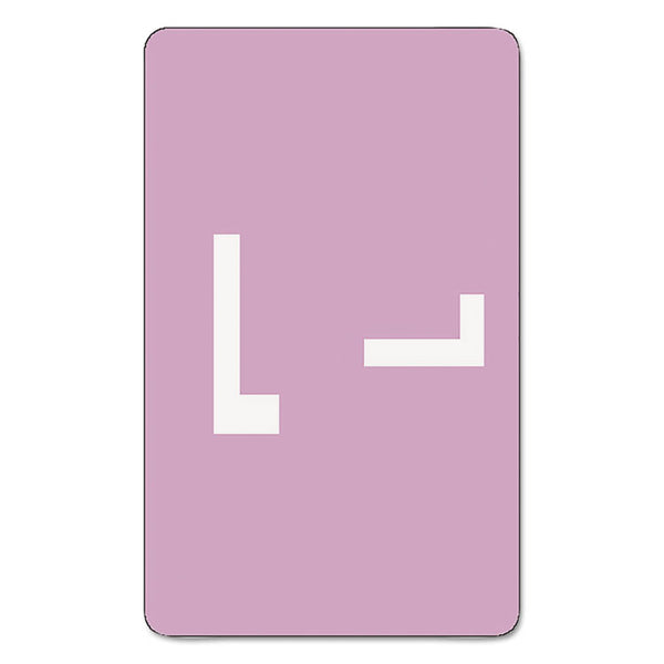 Smead™ AlphaZ Color-Coded Second Letter Alphabetical Labels, L, 1 x 1.63, Lavender, 10/Sheet, 10 Sheets/Pack (SMD67182)