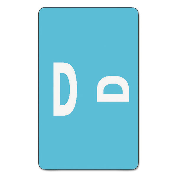Smead™ AlphaZ Color-Coded Second Letter Alphabetical Labels, D, 1 x 1.63, Light Blue, 10/Sheet, 10 Sheets/Pack (SMD67174)
