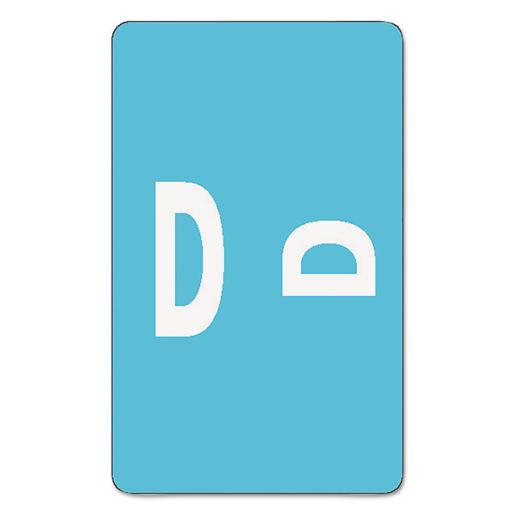 Smead™ AlphaZ Color-Coded Second Letter Alphabetical Labels, D, 1 x 1.63, Light Blue, 10/Sheet, 10 Sheets/Pack (SMD67174)
