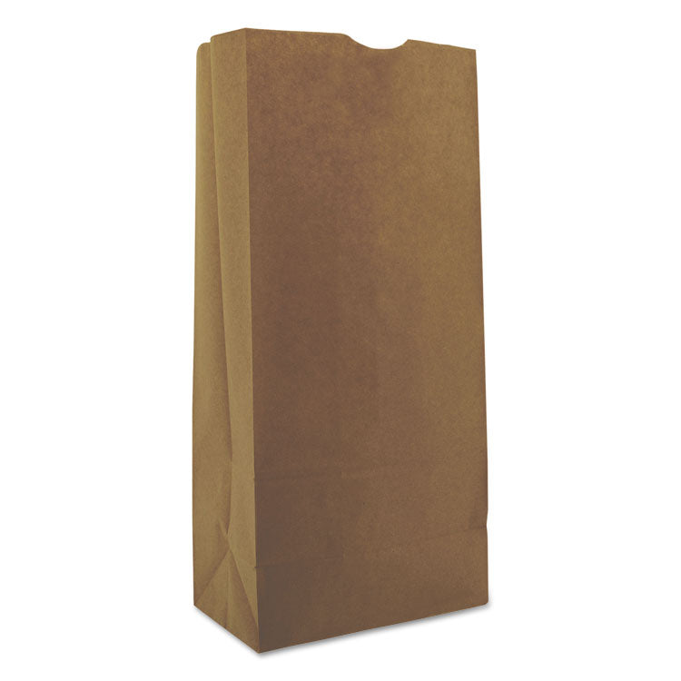 General Grocery Paper Bags, 40 lb Capacity, #25, 8.25" x 5.25" x 18", Kraft, 500 Bags (BAGGK25500)