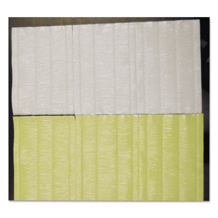 International Tray Pads Meat Tray Pads, 6 x 4.5, White/Yellow, Paper, 1,000/Carton (ITRTA1341108) Case of 2000