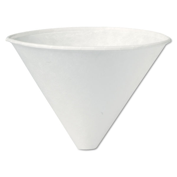 SOLO® Bare Eco-Forward Treated Paper Funnel Cups, 6 oz, 250/Bag, 10/Carton (SCC6SRX)