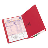 Smead™ Shelf-Master Reinforced End Tab Colored Folders, Straight Tabs, Letter Size, 0.75" Expansion, Red, 100/Box (SMD25710)
