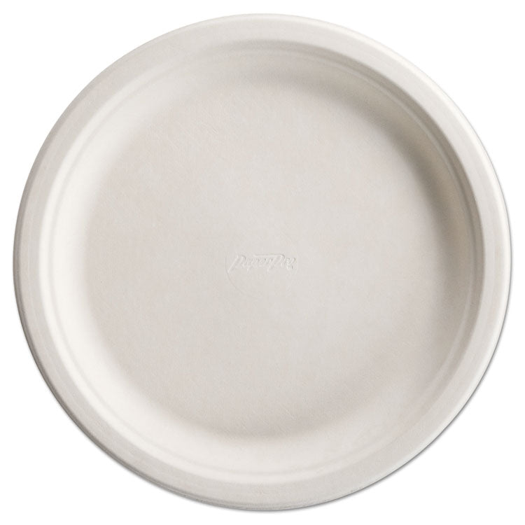 Chinet® PaperPro Naturals Fiber Dinnerware, Plate, 10.5" dia, Natural, 125/Pack, 4 Packs/Carton (HUH25776) Case of 500