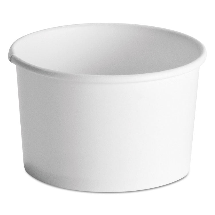 Chinet® Squat Paper Food Container, Streetside Design, 8-10 oz, White, 50/Pack, 20/Carton (HUH71037) Case of 1000