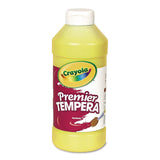 Crayola® Premier Tempera Paint, Yellow, 16 oz Bottle (CYO541216034) Each