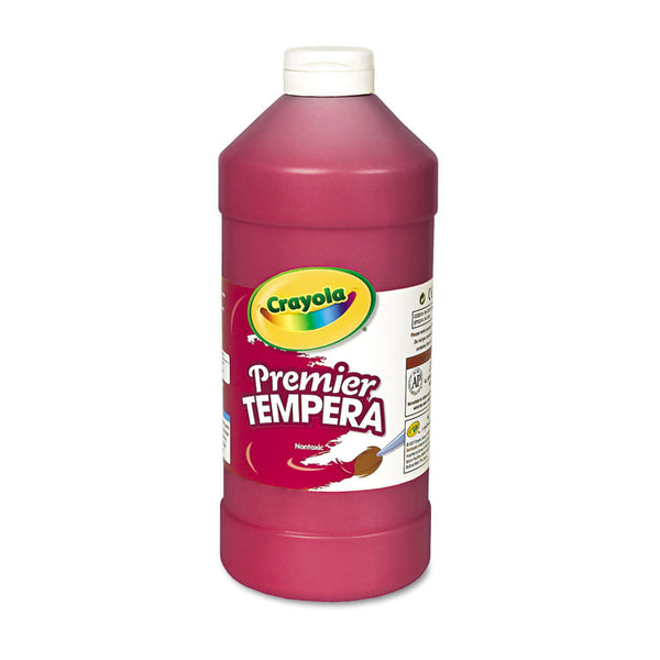 Crayola® Premier Tempera Paint, Red, 16 oz Bottle (CYO541216038) Each