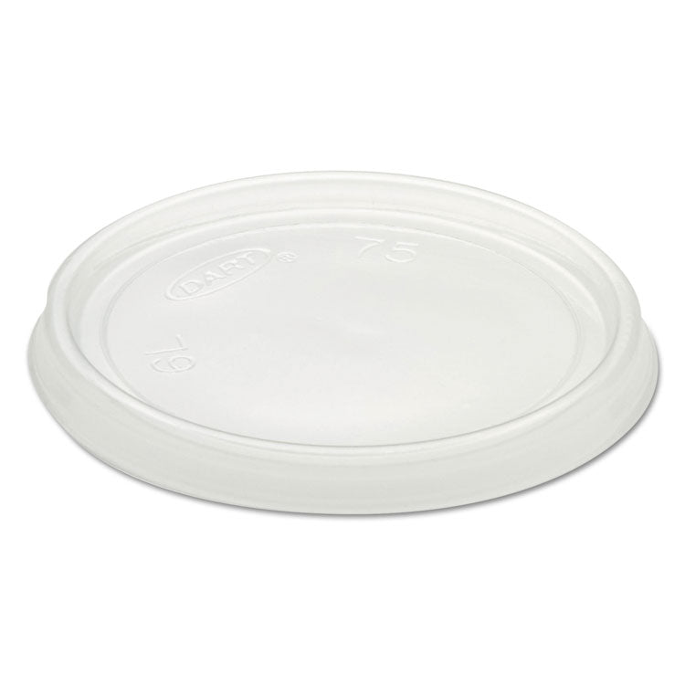 Dart® Non-Vented Container Lids, Clear, Plastic, 100/Pack, 10 Packs/Carton (DCC6CLR)